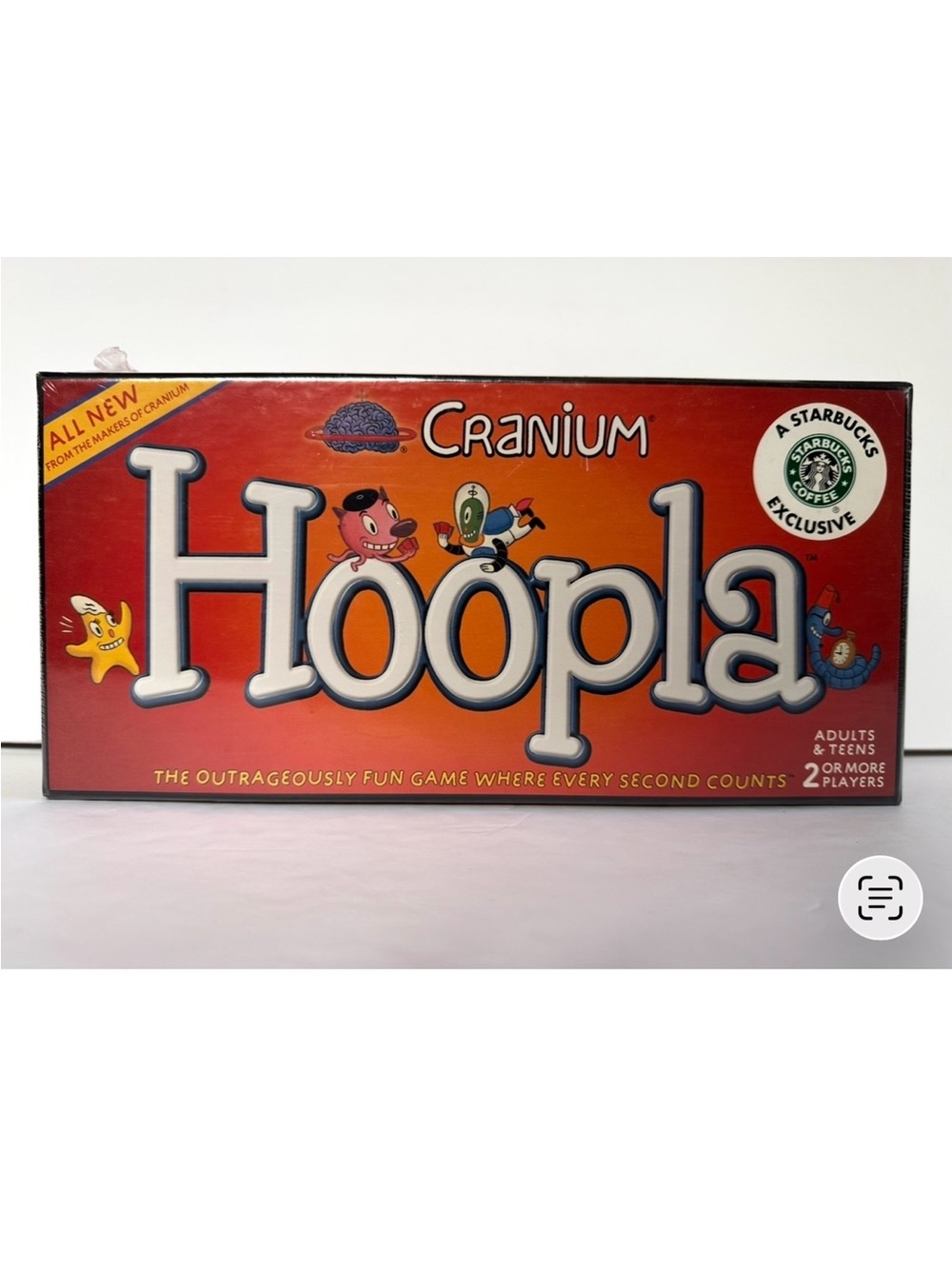 Cranium HOOPLA Original 2002 Starbucks Exclusive Card Game NEW/FACTORY SEALED